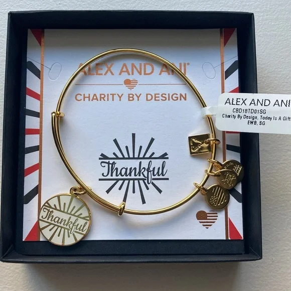 NEW- Alex and Ani bracelet “ thankful” - Picture 2 of 5